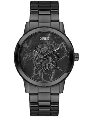 Guess Monarch Analogue Quartz Watch Black/black