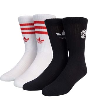 adidas FC Bayern München Socks Socken 2er Pack - Blau