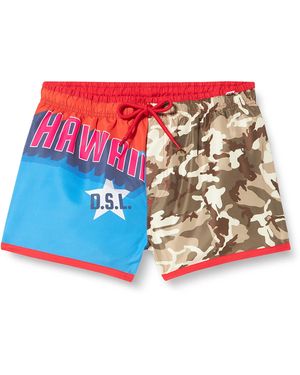 DIESEL _BMBX-Sandy-WF Boxers_Swimwear_Mehrfarbig_XXL - Blau