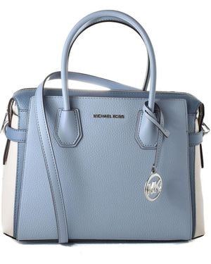 Michael Kors Borsa Donna Mercer Blu 30 x 23 x 10 cm