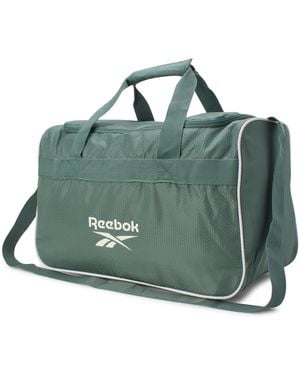 Reebok Classic Compact Sports Gym Bag - Lightweight Overnight Weekender Bag For - Green