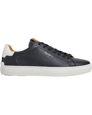 Pepe Jeans Camden Club Low Trainers - Blue