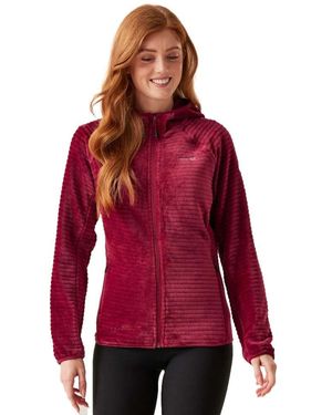 Regatta S Endra Full Zip Fleece Jacket Pile con Cerniera Intera - Rosso