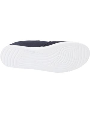 Tommy Hilfiger Vrouwen Canvas Slip-on Sneaker Cupsole - Zwart