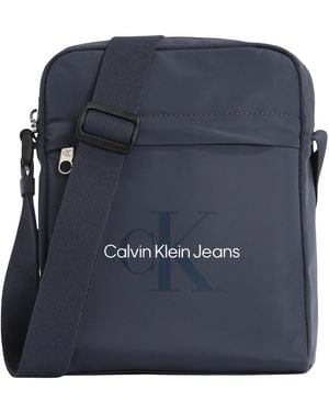 Calvin Klein Bolso bandolera Hombre Sport Essentials Reporter con cierre de cremallera - Azul