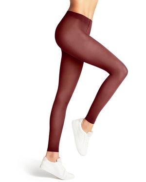 FALKE Pure Matt 50 Leggings Semi-Blickdicht Passform Künstliche Fasern - Rot