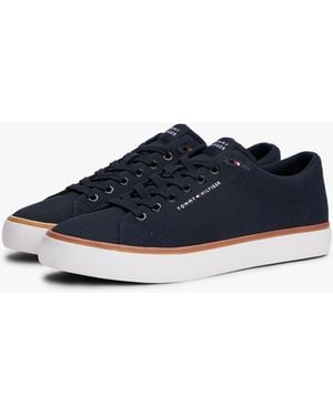 Tommy Hilfiger Th Hi Vulc Core Low Ii Mesh Fm0fm05513 Low Top - Blauw