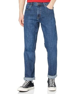 Wrangler Authentic Straight Jeans - Blau