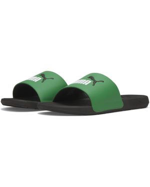 PUMA Cool Cat 2.0 Slide Schiebe-Sandalen - Grün