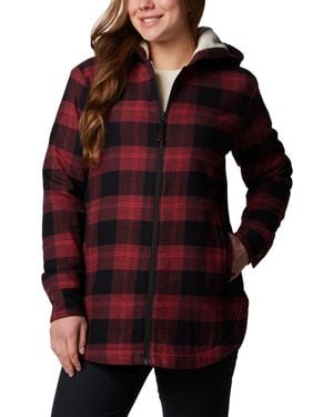 Columbia Holly Hideaway Warm Lined Flannel - Red