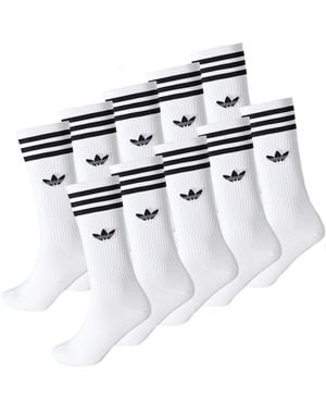 adidas 3 Stripes Socks Socken 10er Pack - Weiß