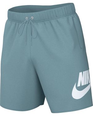 Nike Club French Terry Alumni Shorts Voor - Blauw