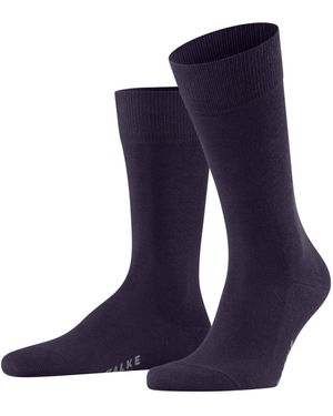 FALKE Family M So nachhaltige Baumwolle einfarbig Socken - Blau