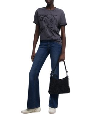 Desigual TS_Budapest Blouse - Azul
