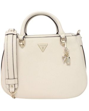 Guess Fedora Shoulder Satchel Bone - Natural