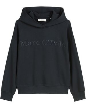 Marc O' Polo Marc OߴPolo Hoodie aus Bio-Baumwolle mit Logo-Print - Schwarz