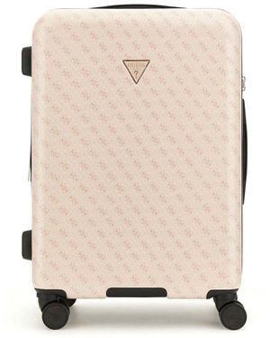 Guess Valise Jesco 22 in 8-Wheeler Exp. Rose Water Logo - Neutre