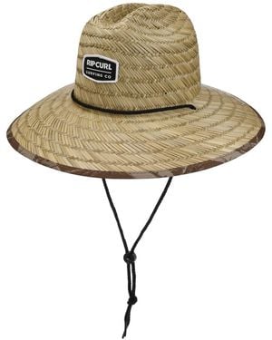 Rip Curl Lifeguard Fun Times Straw Hatcurl Summer Hat Sun - Brown