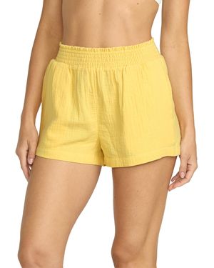 Billabong Regular Fit In The Waves Cotton Shorts Casual - Yellow