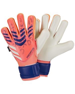 adidas Match Fingersave Goalkeeper Gloves Adults Orange/white 8 - Blue
