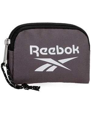 Reebok Boston Portafoglio Grigio 12 x 8 x 2 cm Poliestere by Joumma Bags - Metallizzato