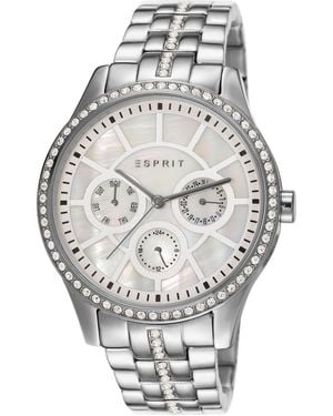 Esprit Ladies Watch With Silver Analogue And Stainless Steel Bracelet Paradiso - Grey