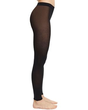 Esprit Cotton W Le Opaque Plain 1 Pair Leggings - Brown