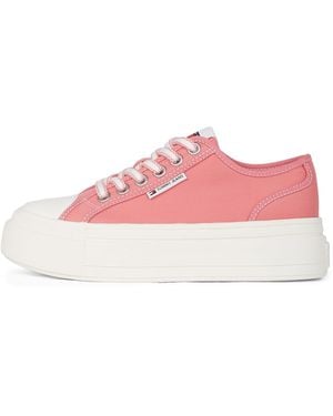 Tommy Hilfiger TJW Foxing Flatform Sneaker Low EN0EN02713 - Rosa