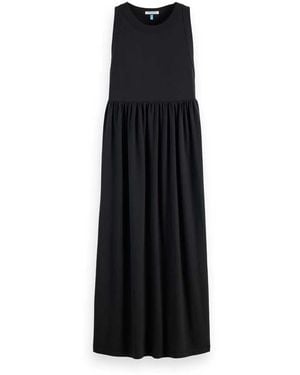 Scotch & Soda Tank Jersey Midi Dress Casual - Black