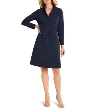 NIC+ZOE Nic+zoe Plus Size Ruffled Up Dress - Blue