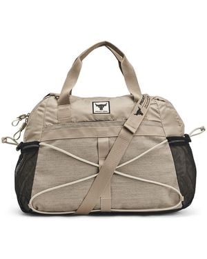 Under Armour S Project Rock Gym Bag Sm Brown One Size - Metallic