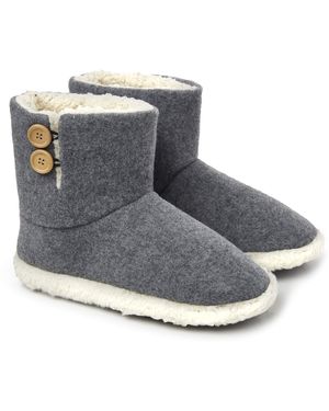 Dunlop Hausschuhe Warm - Grau