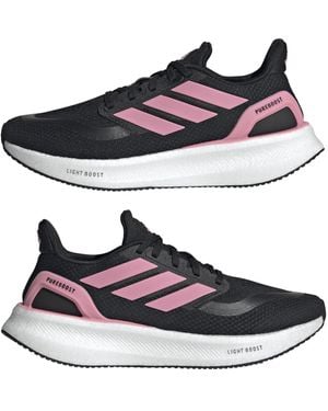 adidas Pureboost 5 Running Shoes Uk 7.5 Black - Blue