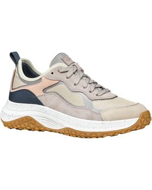 Geox D Oliviera + Grip A Sneakers Voor - Zwart