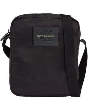 Calvin Klein Jeans Borsa a Tracolla Uomo Essentials Reporter Piccola - Nero