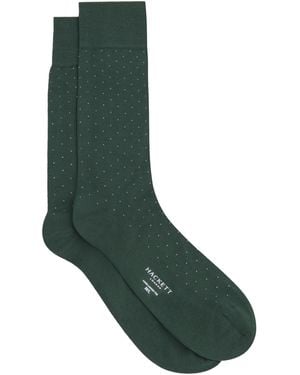 Hackett Polkadot Socks - Green