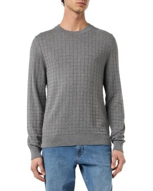 HUGO Scoult Knitted_sweater - Grey