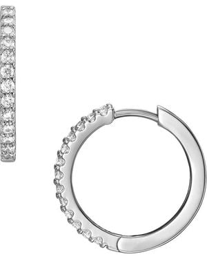 Fossil Ellis Silver Stainless Steel Earring - Metallic
