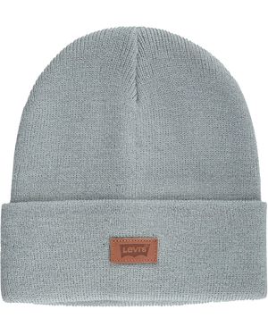 Levi's Unisex's Classic Knit Cuffed All Season Beanie Hat, Marled Brown, One Size