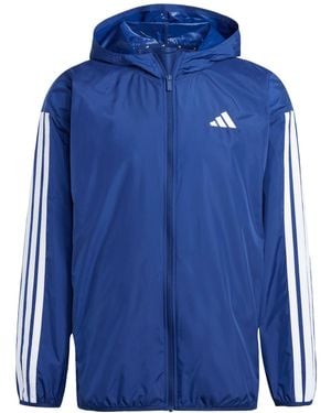 adidas Essentials 3-Streifen Windbreaker Dark Blue/White 4XL - Blau