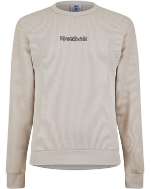 Reebok S Vs Waffle Crew Jumper Stucco L - Grey