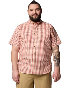 Columbia Rapid Rivers Ii Short Sleeve Hiking Shirt Opaque - Pink