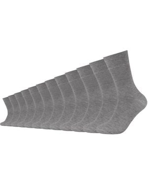S.oliver Socken classic 12er Pack 35/38 light grey melange - Grau