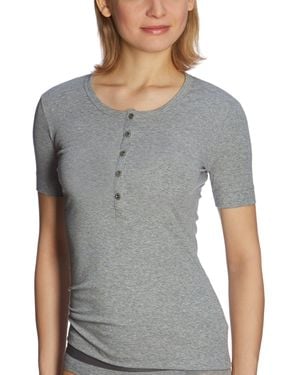 Schiesser Shirt 1/2 Arm Unterhemd - Grau