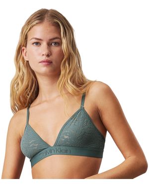 Calvin Klein UNLINED TRIANGLE Triangel - Grün