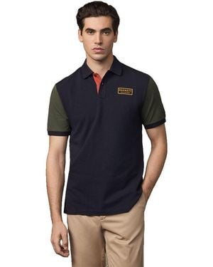 Hackett Hackett Heritage Rally Multi Short Sleeve Polo Xl - Black