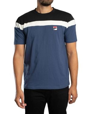 Fila Uomo Maglietta Aiden - Blu