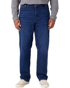 Wrangler Texas Stretch Straight Jeans - Blue