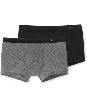 Schiesser Boxershorts 95/5 Shorts - Grau