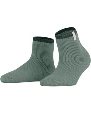 FALKE Cosy Plush W SSO Alpakawolle Gemustert 1 Paar Socken - Grün